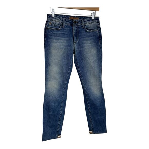 Joes Vintage Reserve 1971 mid rise jeans faux‎ leather trim size 26 - Picture 1 of 7